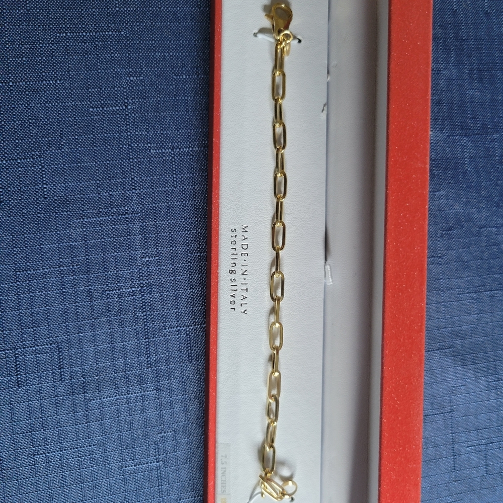 Mia fiore 18kt plated sterling silver bracelet